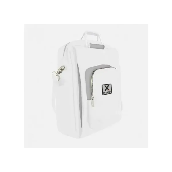 Mochila De Portatil 15.6"approx Diseño En Color Blanco/gris Approx - Oferta_moving
