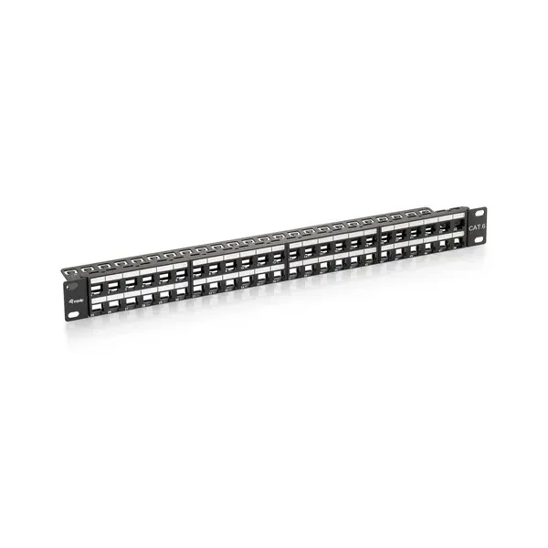 Patch Panel Vacio Utp Cat.6 48 Puertos Keystone Slim 1u