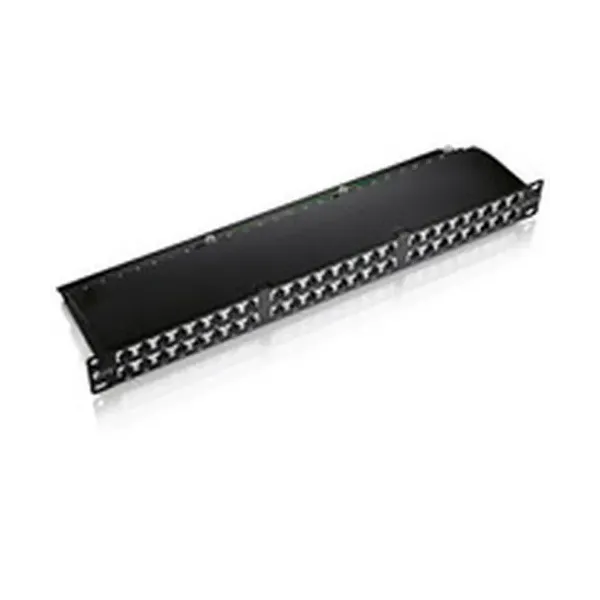 Patch Panel 48 Puertos Categoria 6 Apantallado 1u Color Negro