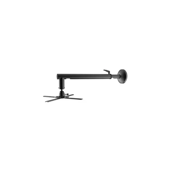 Equip Soporte de Proyector para Pared 670-900MM Rotación 360º Inclinable 20º hasta 30Kgs Negro 