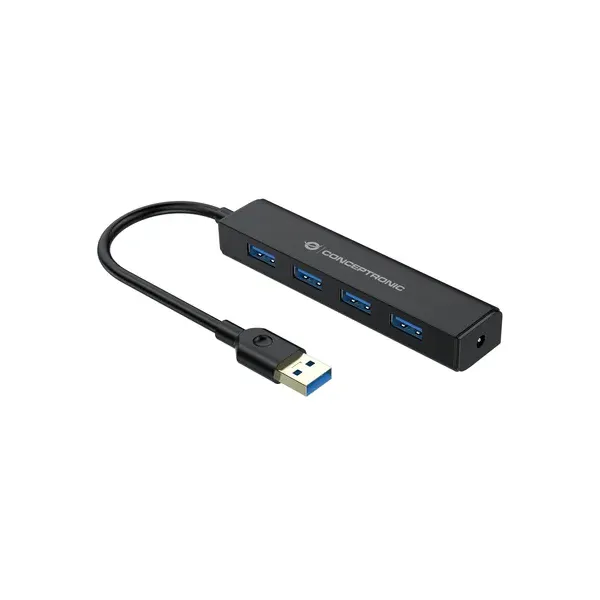 Conceptronic Hub 4x USB 3.0 Negro