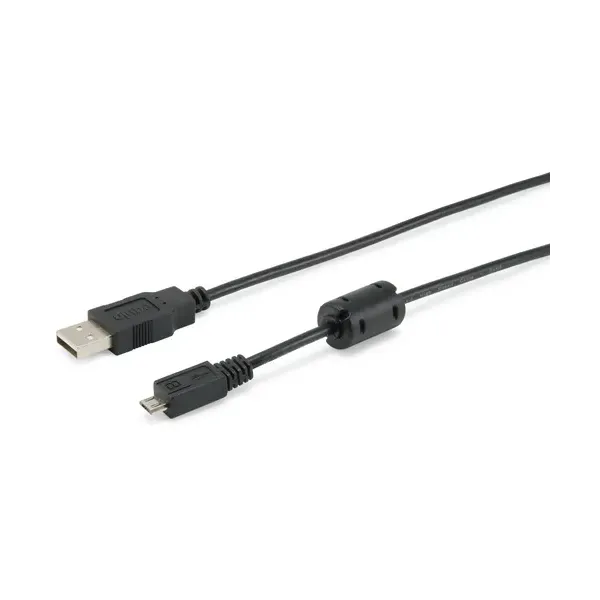 Cable Usb 2.0 Equip Tipo A - Micro Usb B 1.8m Con Ferrita 128551