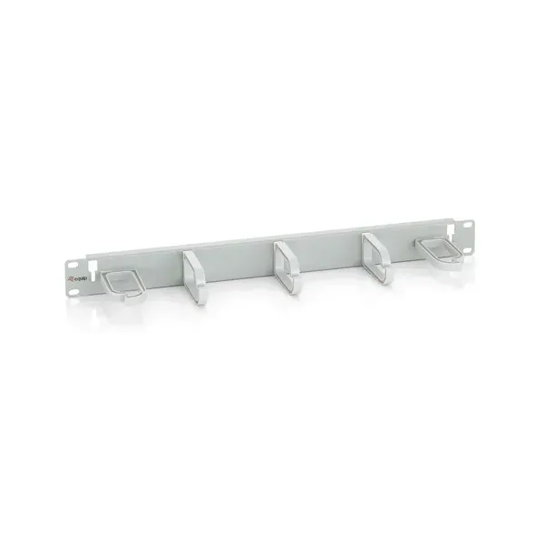Kit 5 Uds Panel Organizador De Cables Color Blanco Para Armario Rack