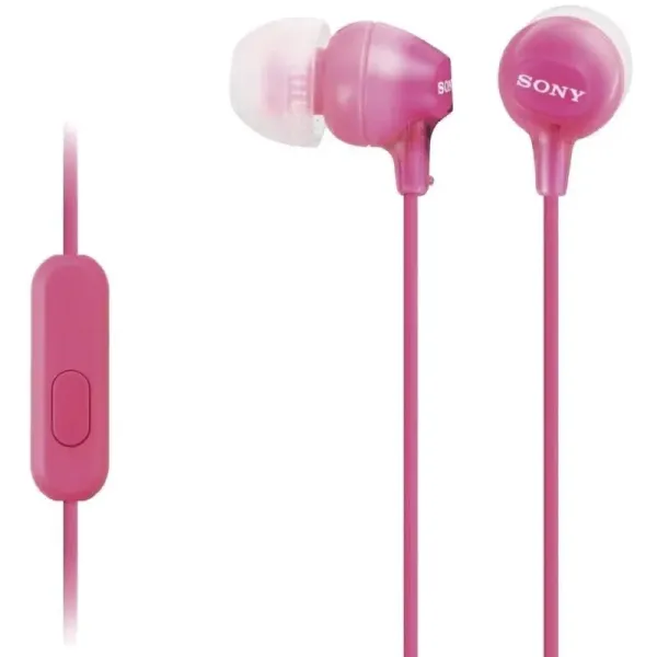 Sony MDR-EX15AP Auriculares con Micrófono Rosa 