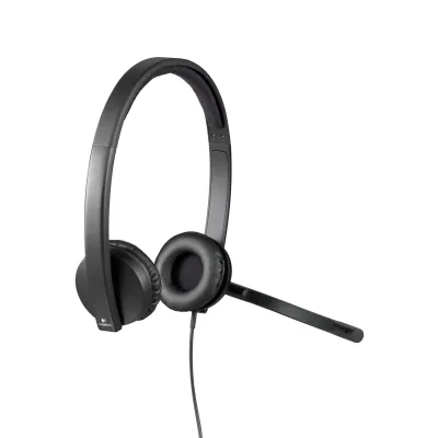 Logitech H570E Auriculares con Micrófono Negros