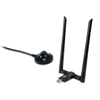 LevelOne WUA-1810E AC1200 Adaptador de Red Wifi USB 3.0 Doble LevelOne WUA-1810E AC1200 Adaptador de Red Wifi USB 3.0 Doble