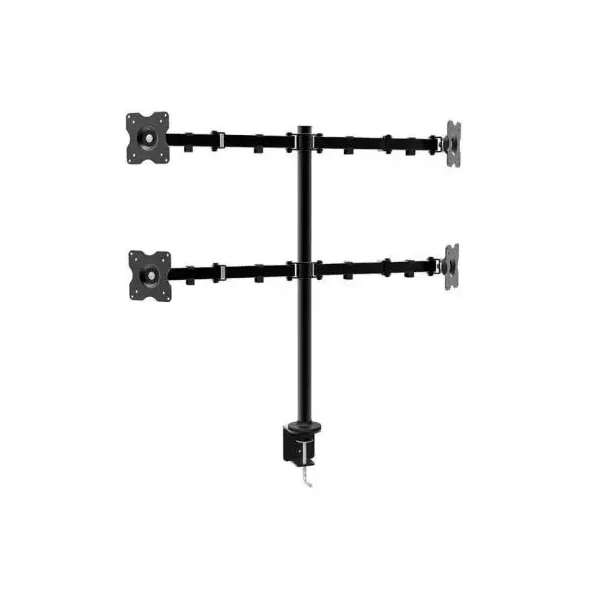 Approx APPSMF02 Soporte de Mesa para 4 Pantallas de 10" a 27" VESA Máx 10Kg 
