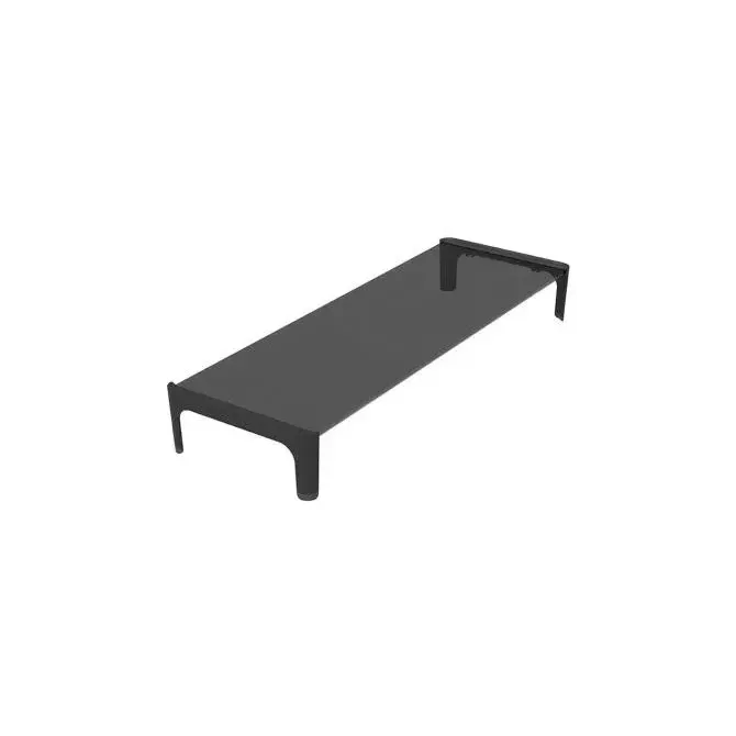 Approx APPSRISERB Soporte Elevador de Cristal para Monitor Negro