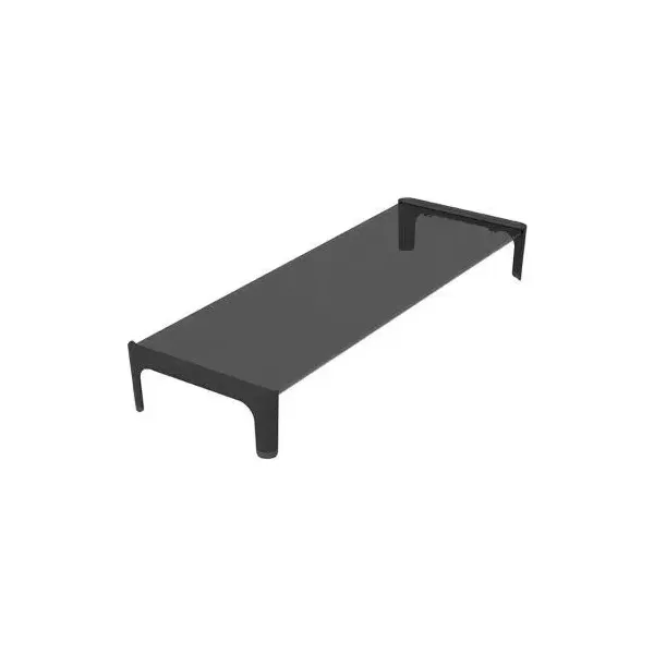 Approx APPSRISERB Soporte Elevador de Cristal para Monitor Negro 