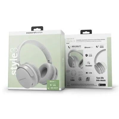 Energy Sistem Style 3 Stone Auriculares Bluetooth Grises