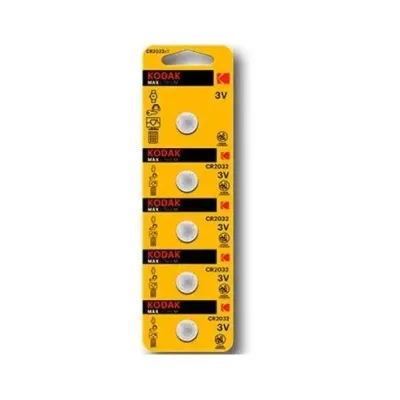 Pila Kodak Boton Litio Cr2032 X5 3.volt Pack 5ud (ecotasas Pila Kodak Boton Litio Cr2032 X5 3.volt Pack 5ud (ecotasas