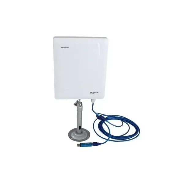 Approx APPUSB26AC Antena WiFi 26 dBi 5GHz + Adaptador USB Inalámbrico 600Mbps 