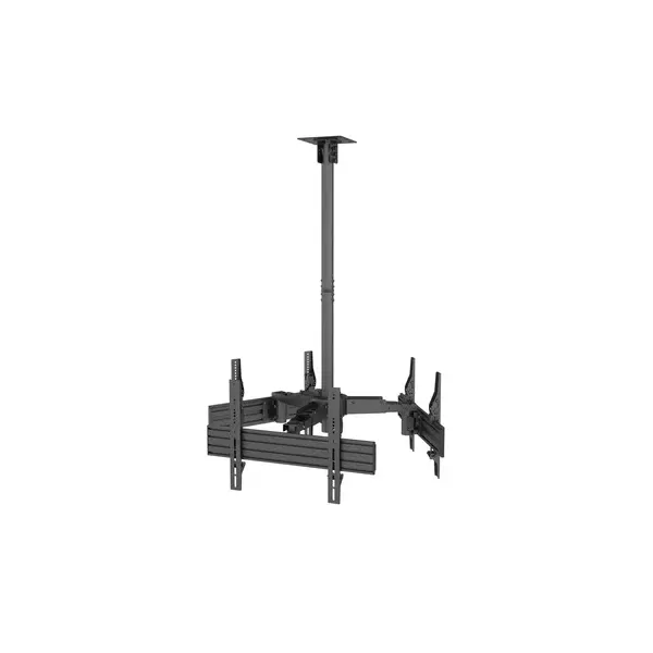 Soporte De Techo Profesional Equip 650371 Para 3 Pantallas 32"-65" Inclinable Max. 30kgs