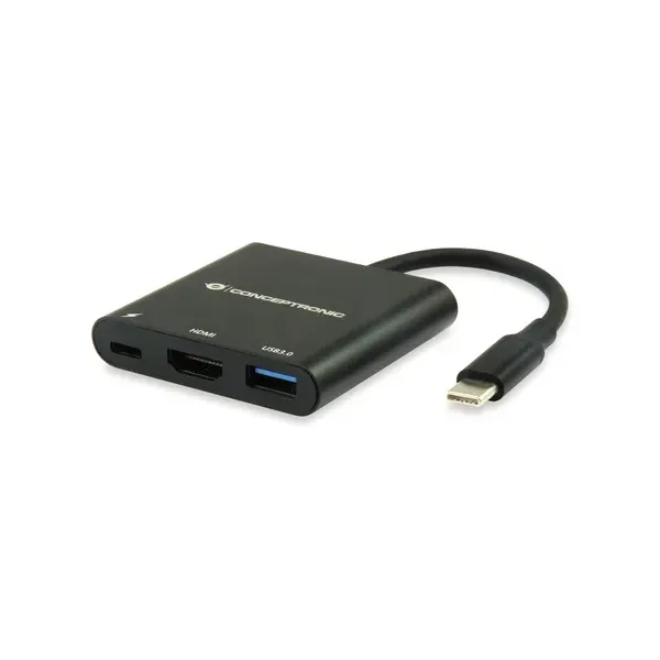 Conceptronic Donn Adaptador USB-C a HDMI Negro