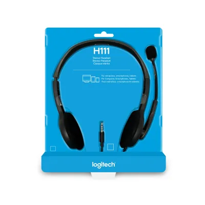 Auriculares Estéreo Logitech H111 Negro