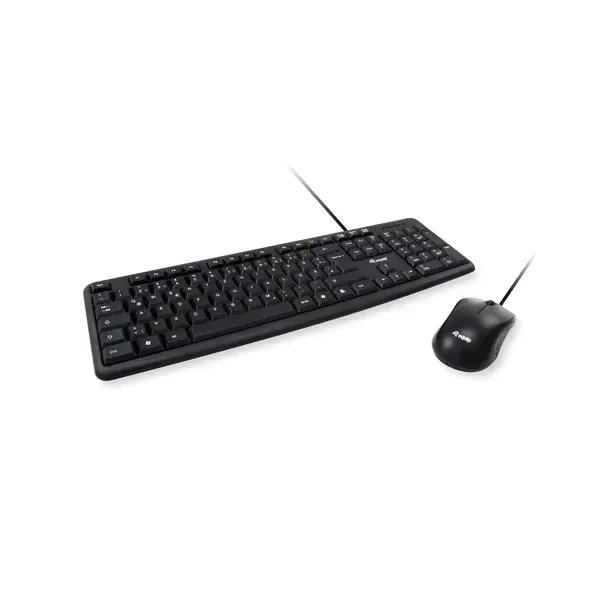 Combo Teclado + Mouse Usb Equip Life Color Negro