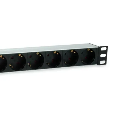 Equip Regleta Alimentación Rack 19" 1U 7x Schuko con Interruptor Equip Regleta Alimentación Rack 19" 1U 7x Schuko con Interruptor