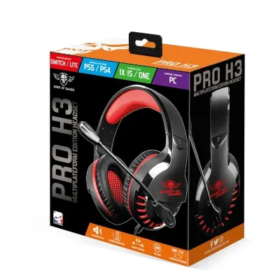 Spirit of Gamer Pro-H3 Auriculares Gaming Multiplataforma Rojo Spirit of Gamer Pro-H3 Auriculares Gaming Multiplataforma Rojo