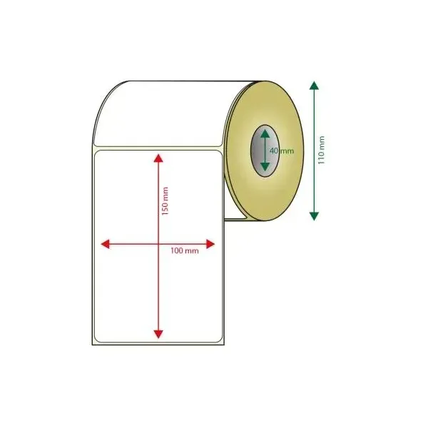 Pack De 10 Rollos De Palpel Termico De 57x55mm Libre De Bisfenol A