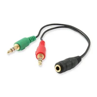 Equip 147942 Cable Audio Jack 3.5mm Hembra a 2x Jack 3.5mm Macho Equip 147942 Cable Audio Jack 3.5mm Hembra a 2x Jack 3.5mm Macho