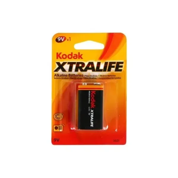 Pila Kodak Alcalina Xtralife 9v Lr61 Blister*1 (ecotasas Incluidas)