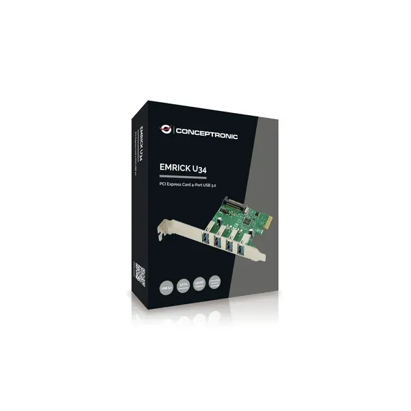 Conceptronic Emrick U34 Tarjeta PCI Express 4xUSB 3.0