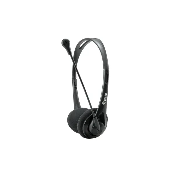 Equip 245302 Auriculares con Micrófono Negros 