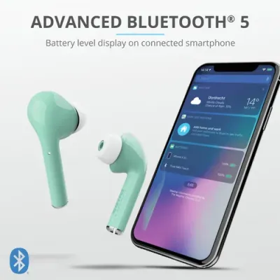 Trust Nika Touch Auriculares Bluetooth Turquesa