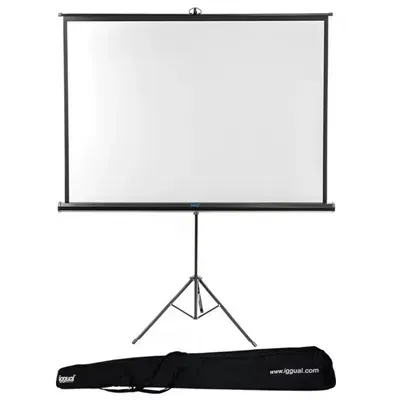iggual Pantalla de Proyección con Trípode 180x180 + Bolsa iggual Pantalla de Proyección con Trípode 180x180 + Bolsa