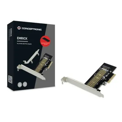 Conceptronic EMRICK05BS Emrick Adaptador PCIe SSD NVMe M.2 Conceptronic EMRICK05BS Emrick Adaptador PCIe SSD NVMe M.2