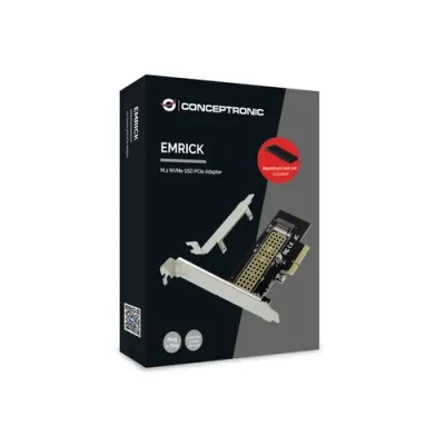 Conceptronic EMRICK05BS Emrick Adaptador PCIe SSD NVMe M.2 Conceptronic EMRICK05BS Emrick Adaptador PCIe SSD NVMe M.2