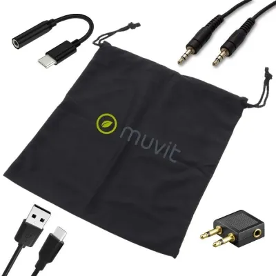 Auriculares Inalámbricos Muvit MCHPH0011/ con Micrófono/ Auriculares Inalámbricos Muvit MCHPH0011/ con Micrófono/