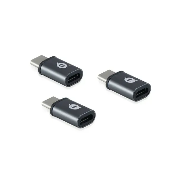 Conceptronic Donn Adaptador USB-C OTG a Micro USB 3x Unidades