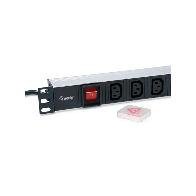 Regleta Alimentacion Aluminio Rack 19" 1u 8 Tomas Tipo C13