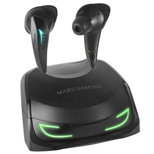 Mars Gaming MHI-Ultra Auriculares Inalámbricos con Cancelación de Ruido Negros 