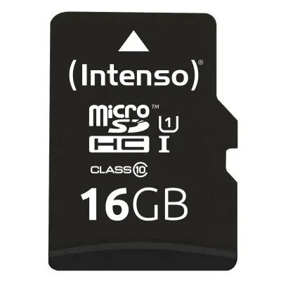 Intenso Tarjeta Micro SD SDHC UHS-I 16GB Clase 10 Intenso Tarjeta Micro SD SDHC UHS-I 16GB Clase 10