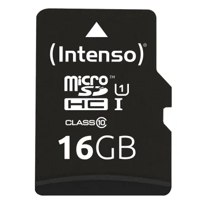 Intenso Tarjeta Micro SD SDHC UHS-I 16GB Clase 10 Intenso Tarjeta Micro SD SDHC UHS-I 16GB Clase 10