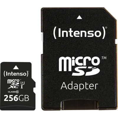 Intenso Premium MicroSDXC 256GB UHS-I U1 Clase 10 Intenso Premium MicroSDXC 256GB UHS-I U1 Clase 10