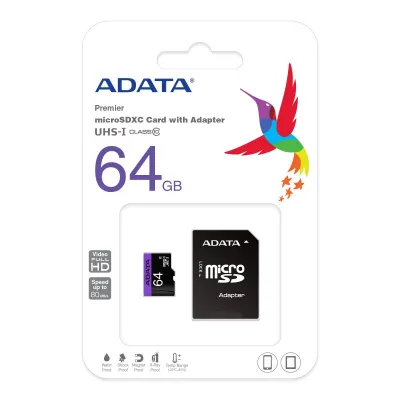 Adata microsdhc 64gb uhs-i class10 c/adapt Adata microsdhc 64gb uhs-i class10 c/adapt
