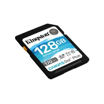 Kingston Canvas Go Plus SDXC 128GB UHS-I U3 V30 Clase 10