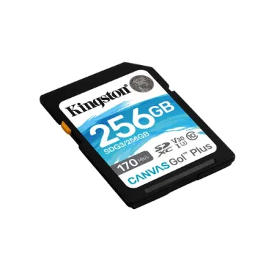 Kingston Canvas Go Plus SDXC 256GB UHS-I U3 V30 Clase 10