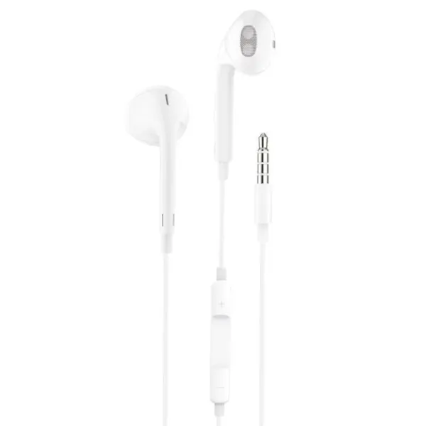 Tech One Tech Eartech Tec1001 Auriculares con Micrófono Jack 3.5mm Blancos 