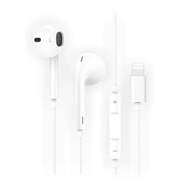 Tech One Tech Eartech Hip Tec1201 Auriculares con Micrófono Lightning Blancos 