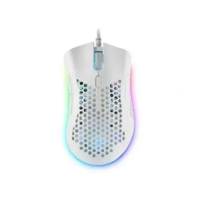 Mars Gaming MMEX Ratón Gaming RGB 32000DPI Blanco