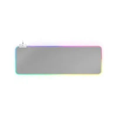 Mars Gaming MMPRGB2 Alfombrilla Gaming XXL RGB Blanco/Plata