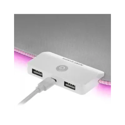 Mars Gaming MMPRGB2 Alfombrilla Gaming XXL RGB Blanco/Plata