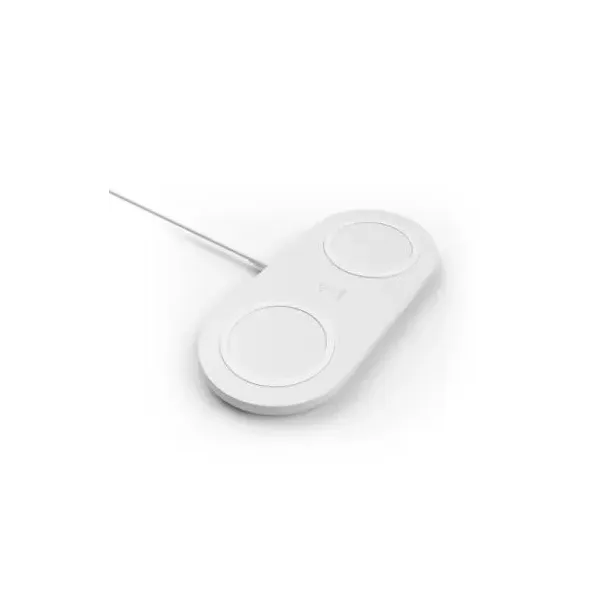 Base De Carga Inalámbrica Doble Belkin Wiz002vfwh 10w Boost Charge Color Blanco