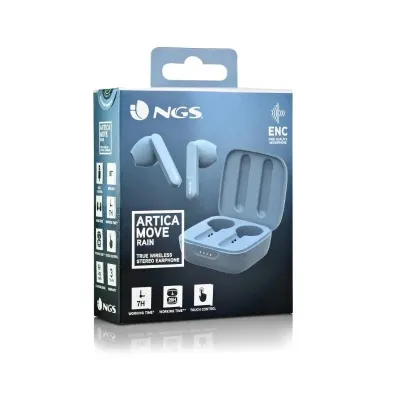 NGS Artica Move Rain Auriculares Inalámbricos con Estuchce de