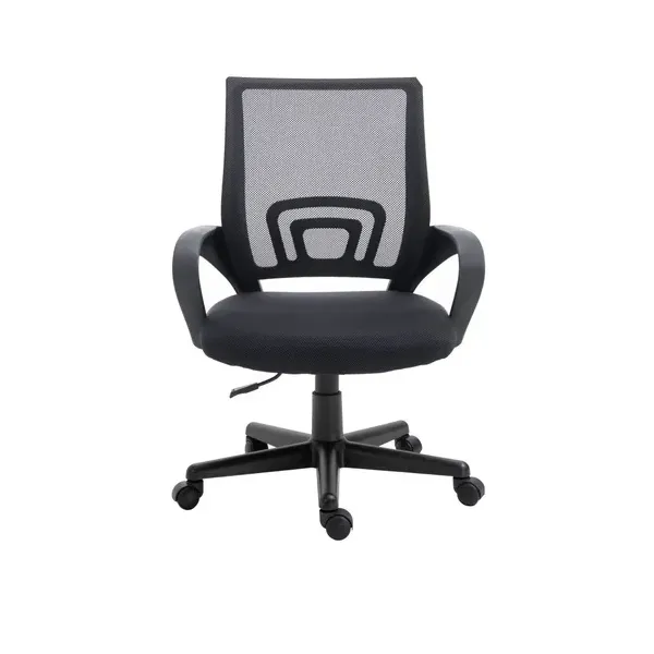 Equip Silla de Oficina Ergonómica de Malla Negra