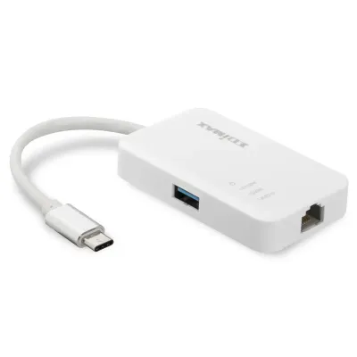 Edimax EU-4308 Adaptador USB-C a 3x USB 3.0 1x RJ-45 Gigabit Edimax EU-4308 Adaptador USB-C a 3x USB 3.0 1x RJ-45 Gigabit